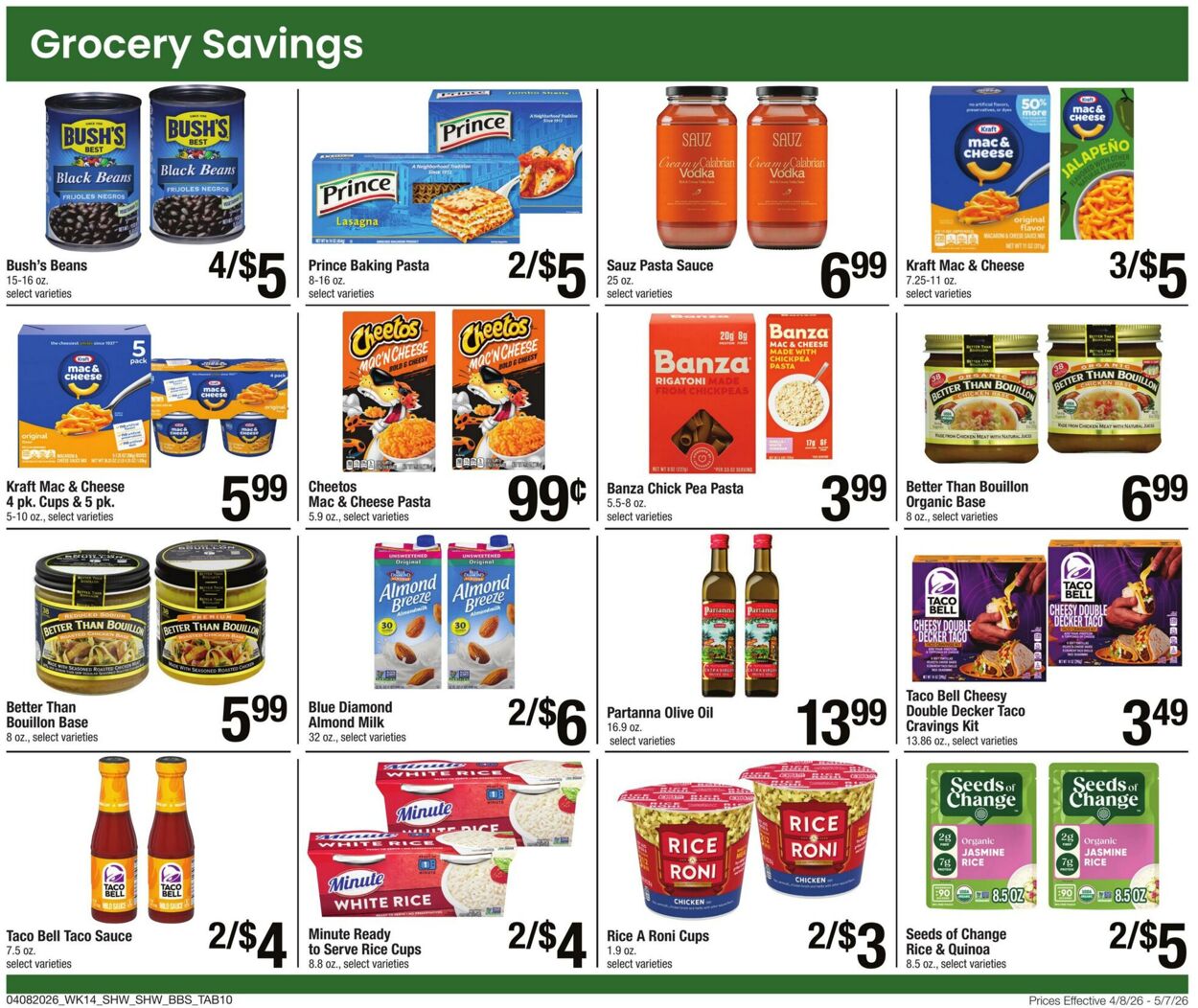 Weekly ad Shaws 04/08/2026 - 05/07/2026