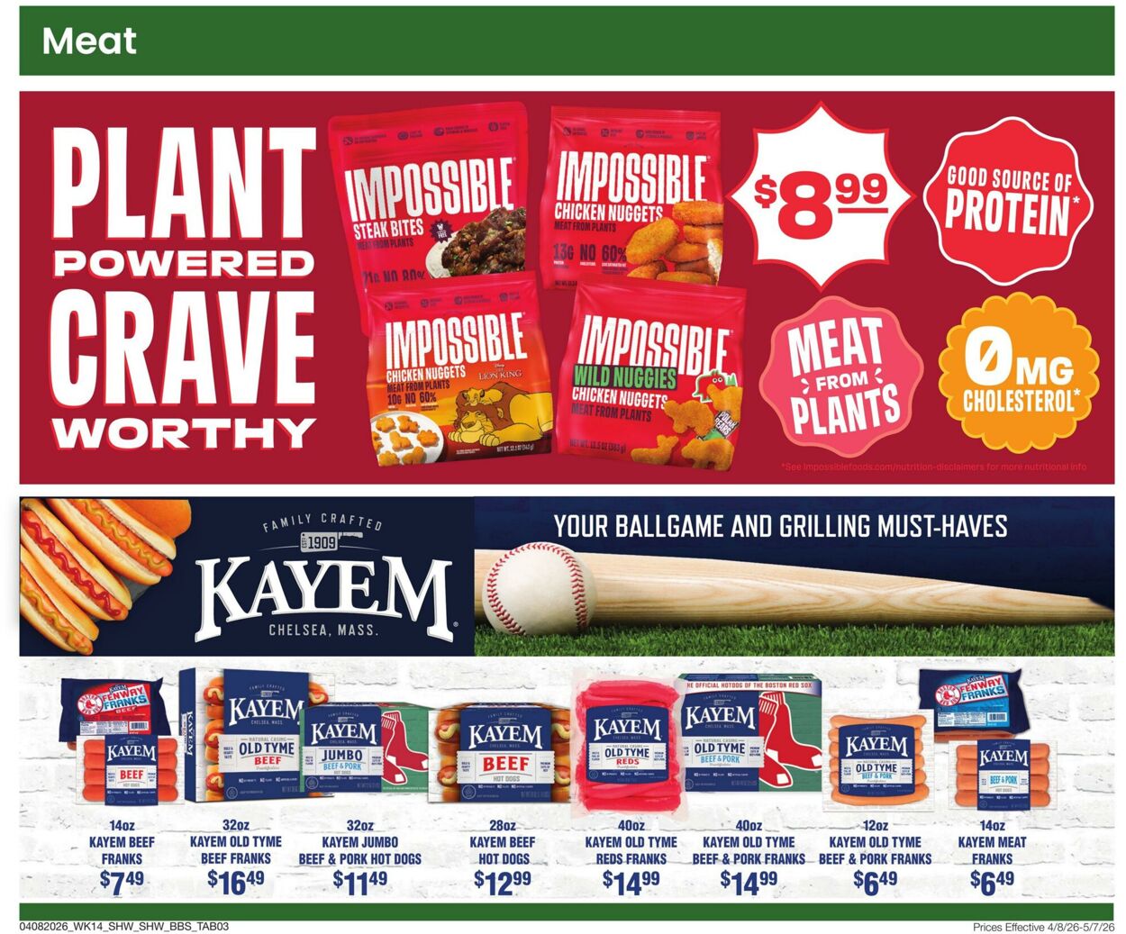 Weekly ad Shaws 04/08/2026 - 05/07/2026