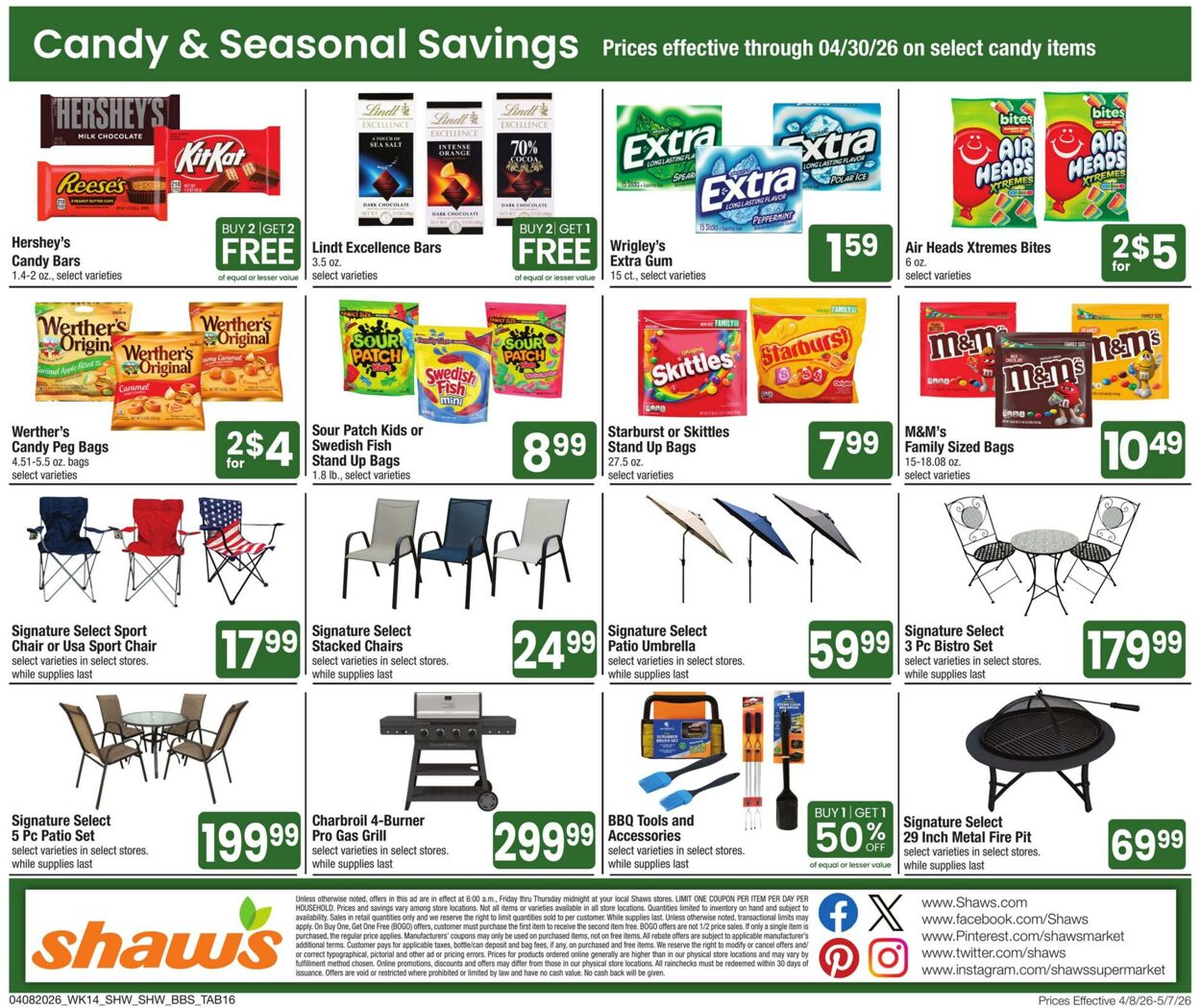 Weekly ad Shaws 04/08/2026 - 05/07/2026