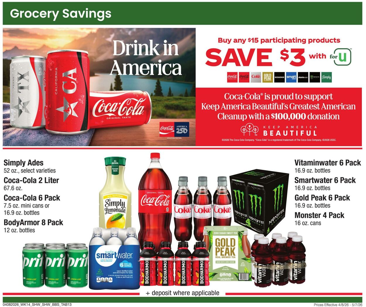 Weekly ad Shaws 04/08/2026 - 05/07/2026