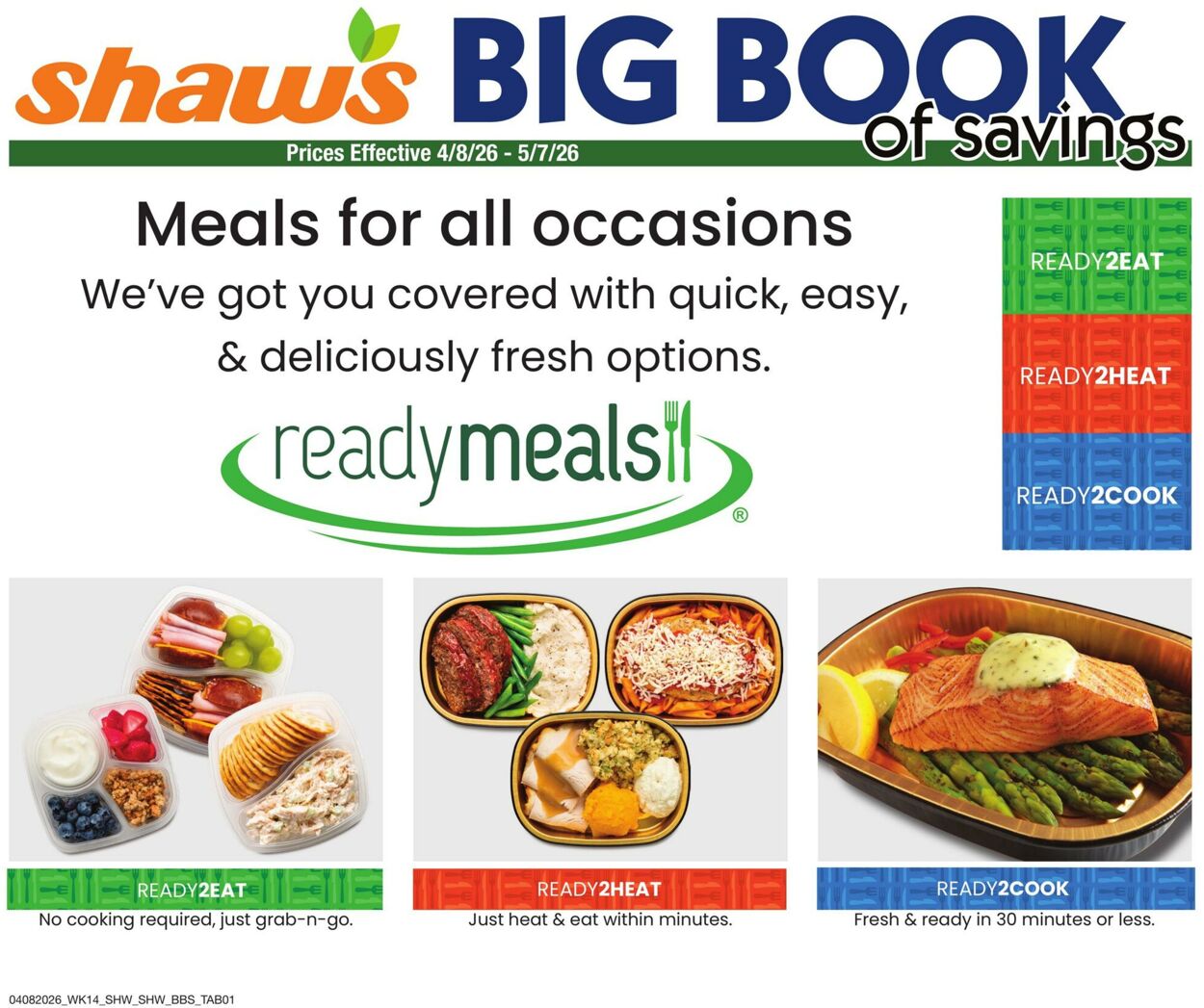 Weekly ad Shaws 04/08/2026 - 05/07/2026