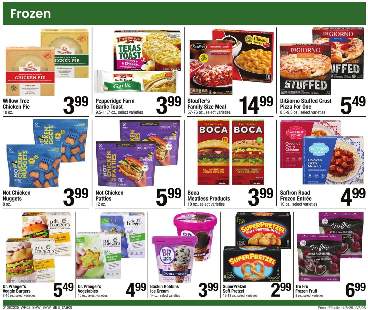 Weekly ad Shaws 01/08/2025 - 02/06/2025