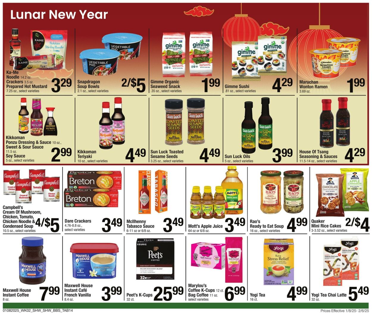 Weekly ad Shaws 01/08/2025 - 02/06/2025