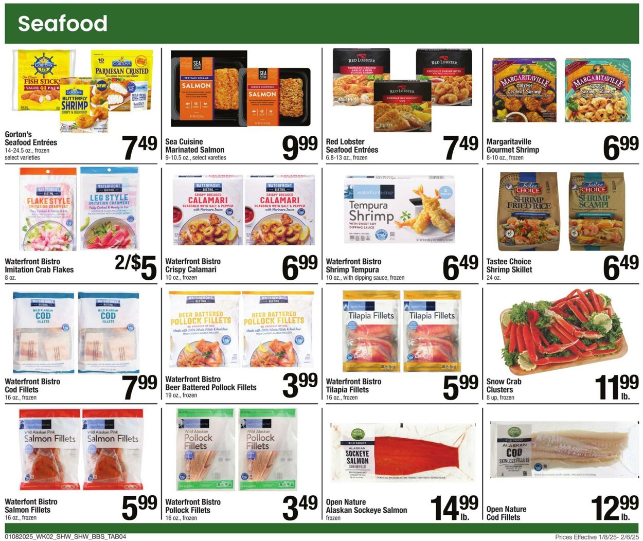 Weekly ad Shaws 01/08/2025 - 02/06/2025