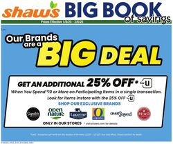 Weekly ad Shaws 01/08/2025 - 02/06/2025