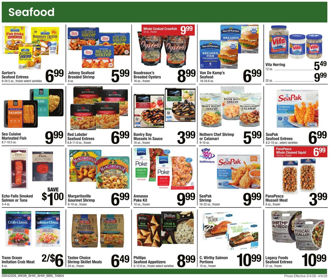 Weekly ad Shaws 03/04/2026 - 04/09/2026