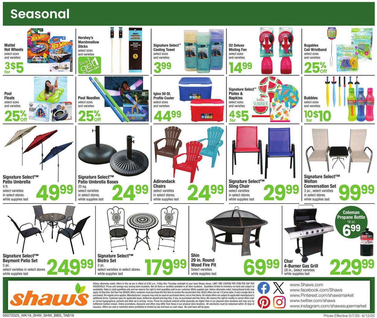 Weekly ad Shaws 05/07/2025 - 06/12/2025