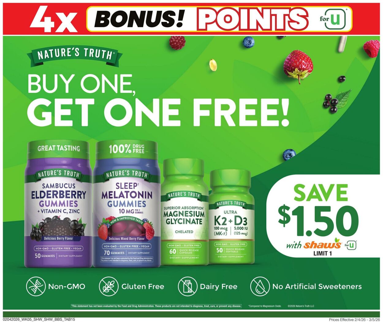 Weekly ad Shaws 02/04/2026 - 03/05/2026
