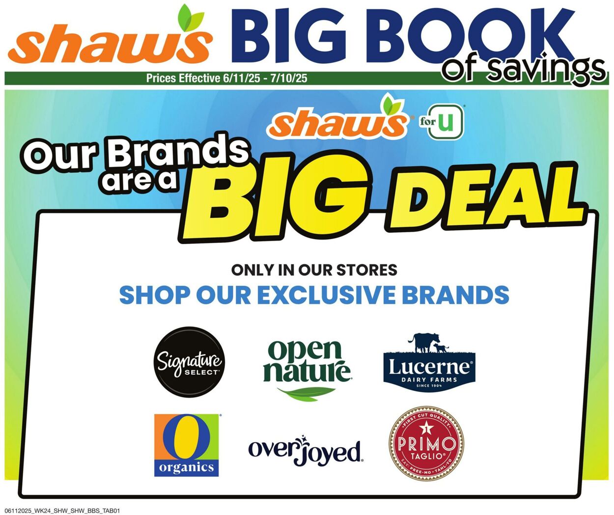 Weekly ad Shaws 06/11/2025 - 07/10/2025