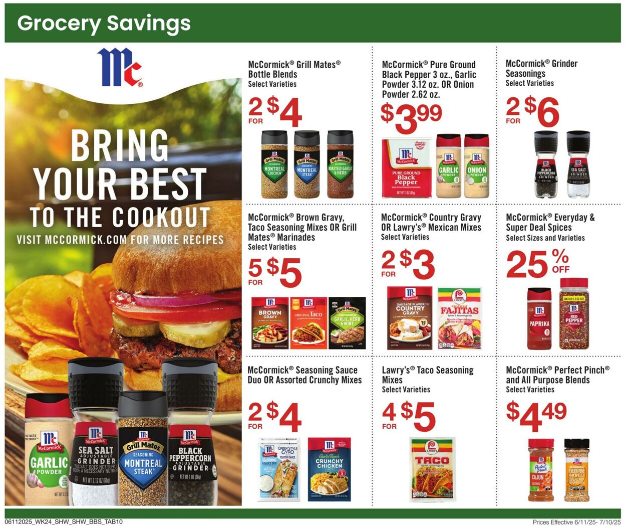 Weekly ad Shaws 06/11/2025 - 07/10/2025