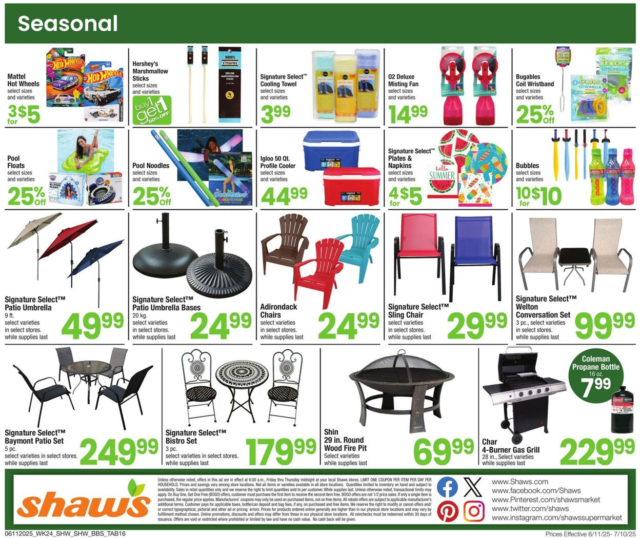 Weekly ad Shaws 06/11/2025 - 07/10/2025