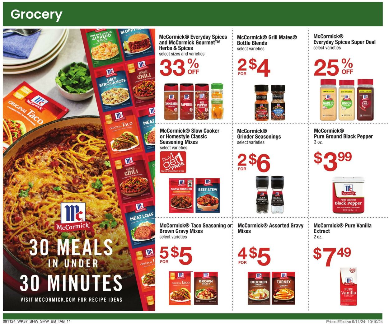 Weekly ad Shaws 09/11/2024 - 10/10/2024