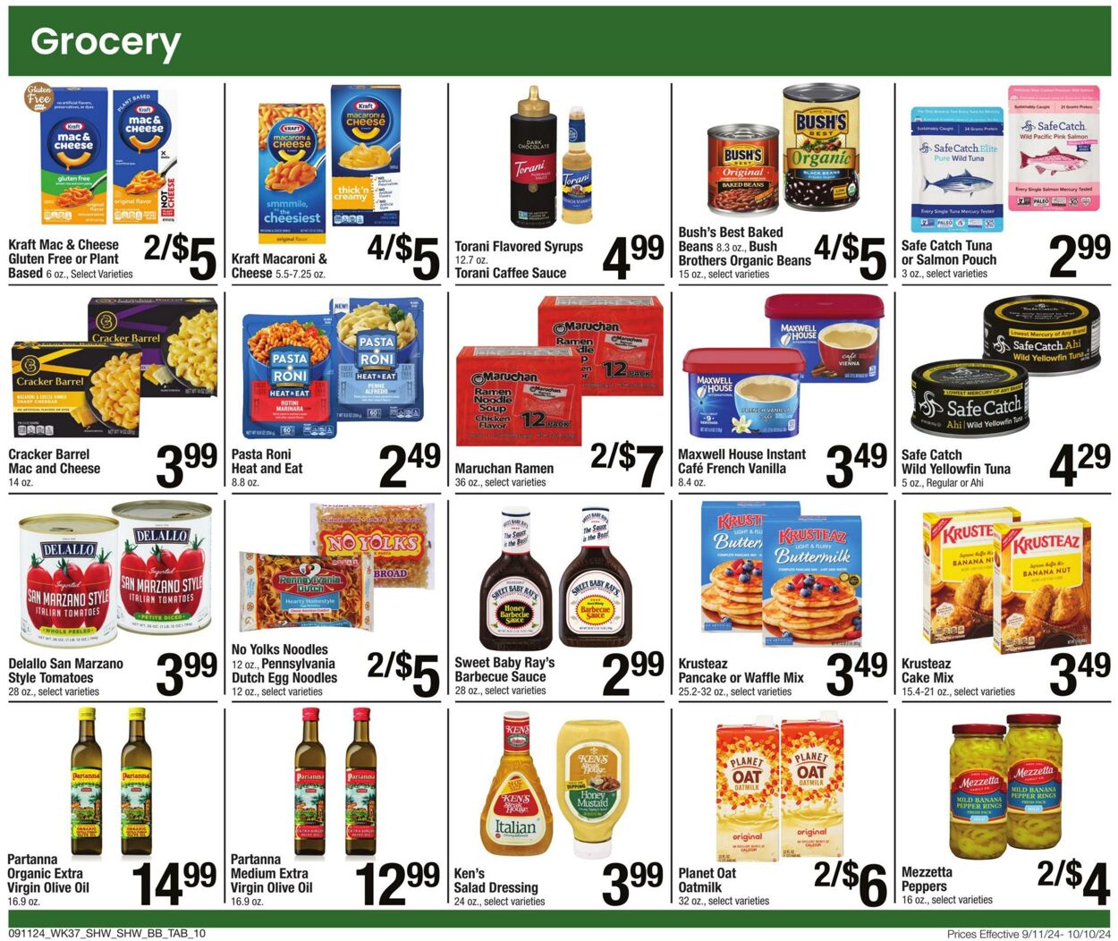 Weekly ad Shaws 09/11/2024 - 10/10/2024