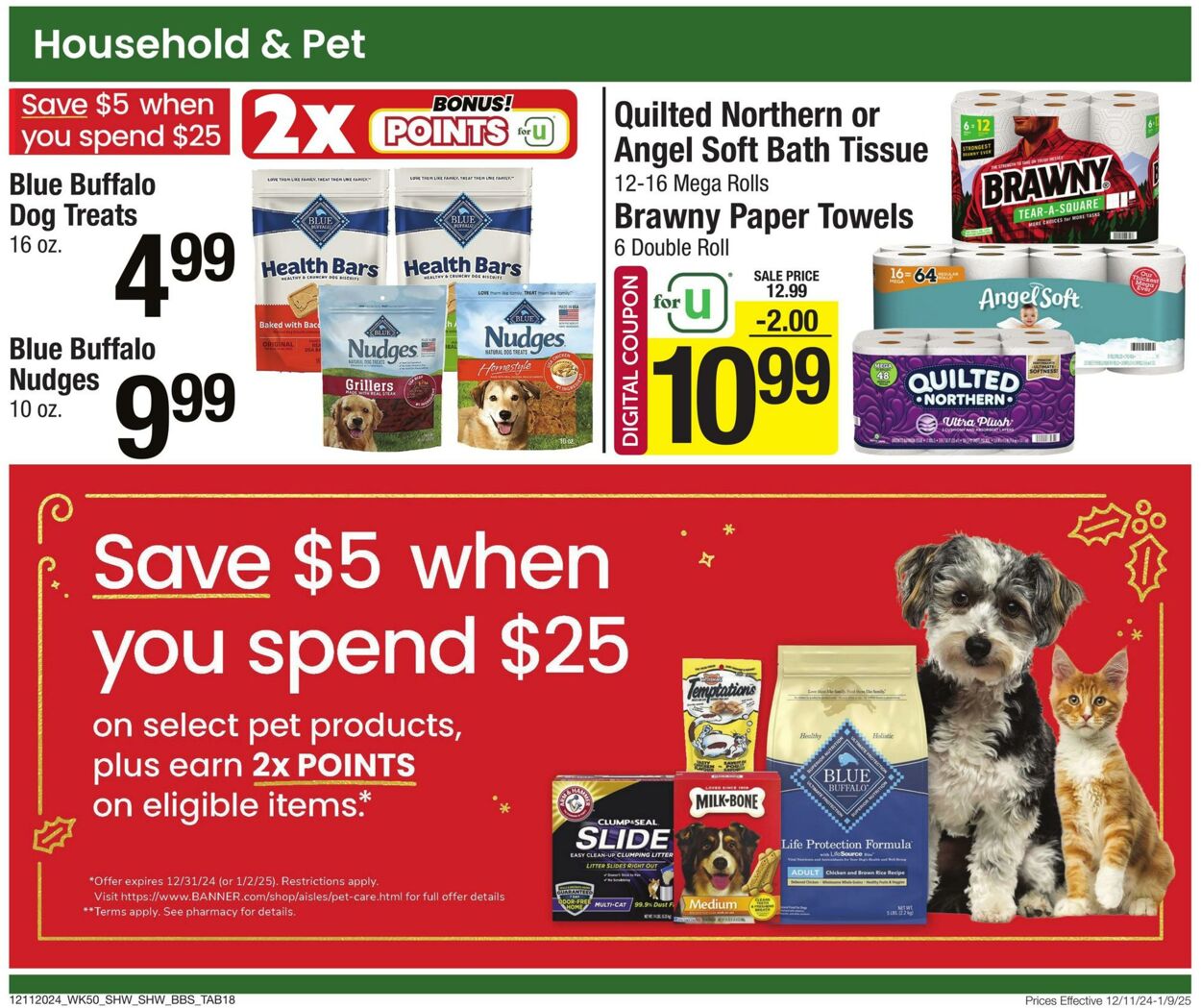 Weekly ad Shaws 12/11/2024 - 01/09/2025