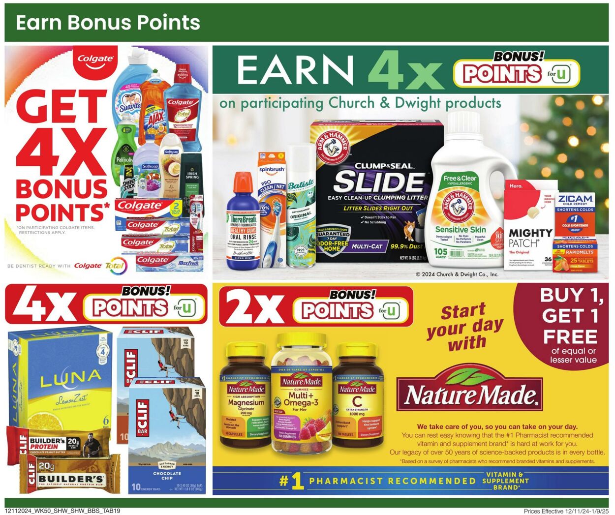 Weekly ad Shaws 12/11/2024 - 01/09/2025