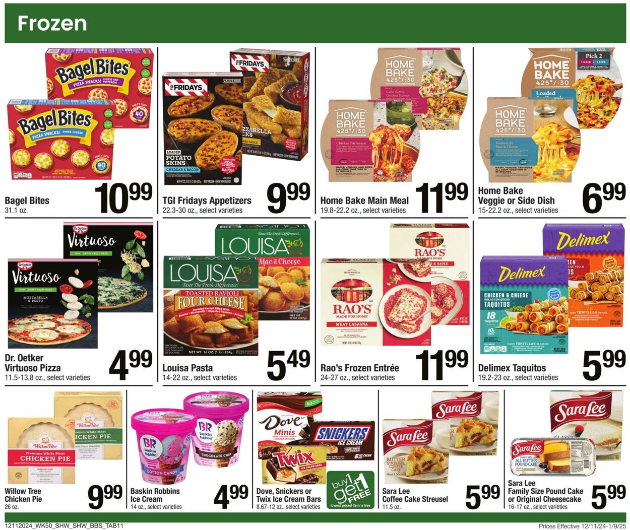 Weekly ad Shaws 12/11/2024 - 01/09/2025