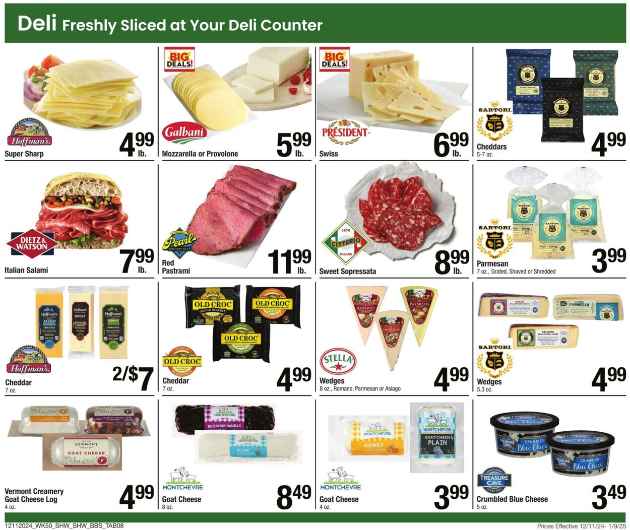 Weekly ad Shaws 12/11/2024 - 01/09/2025