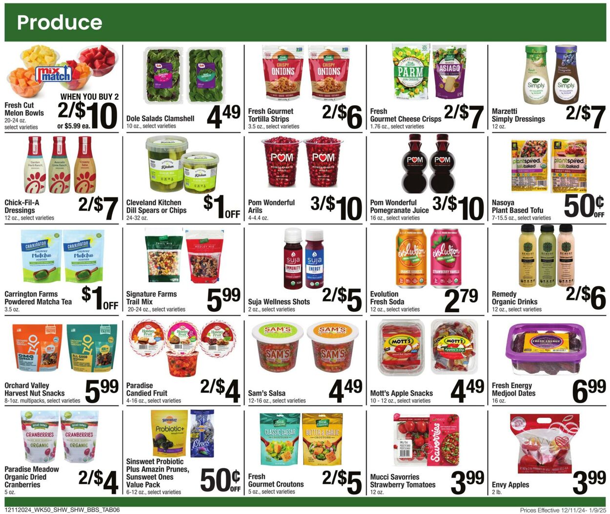 Weekly ad Shaws 12/11/2024 - 01/09/2025