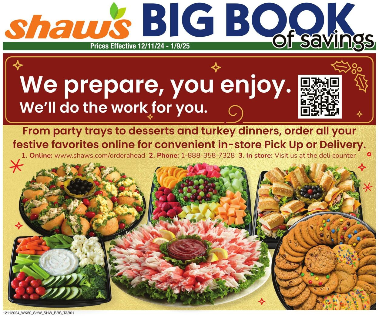 Weekly ad Shaws 12/11/2024 - 01/09/2025