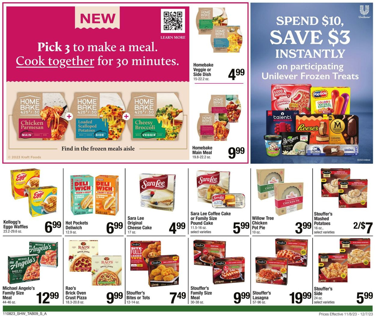 Weekly ad Shaws 11/08/2023 - 12/07/2023