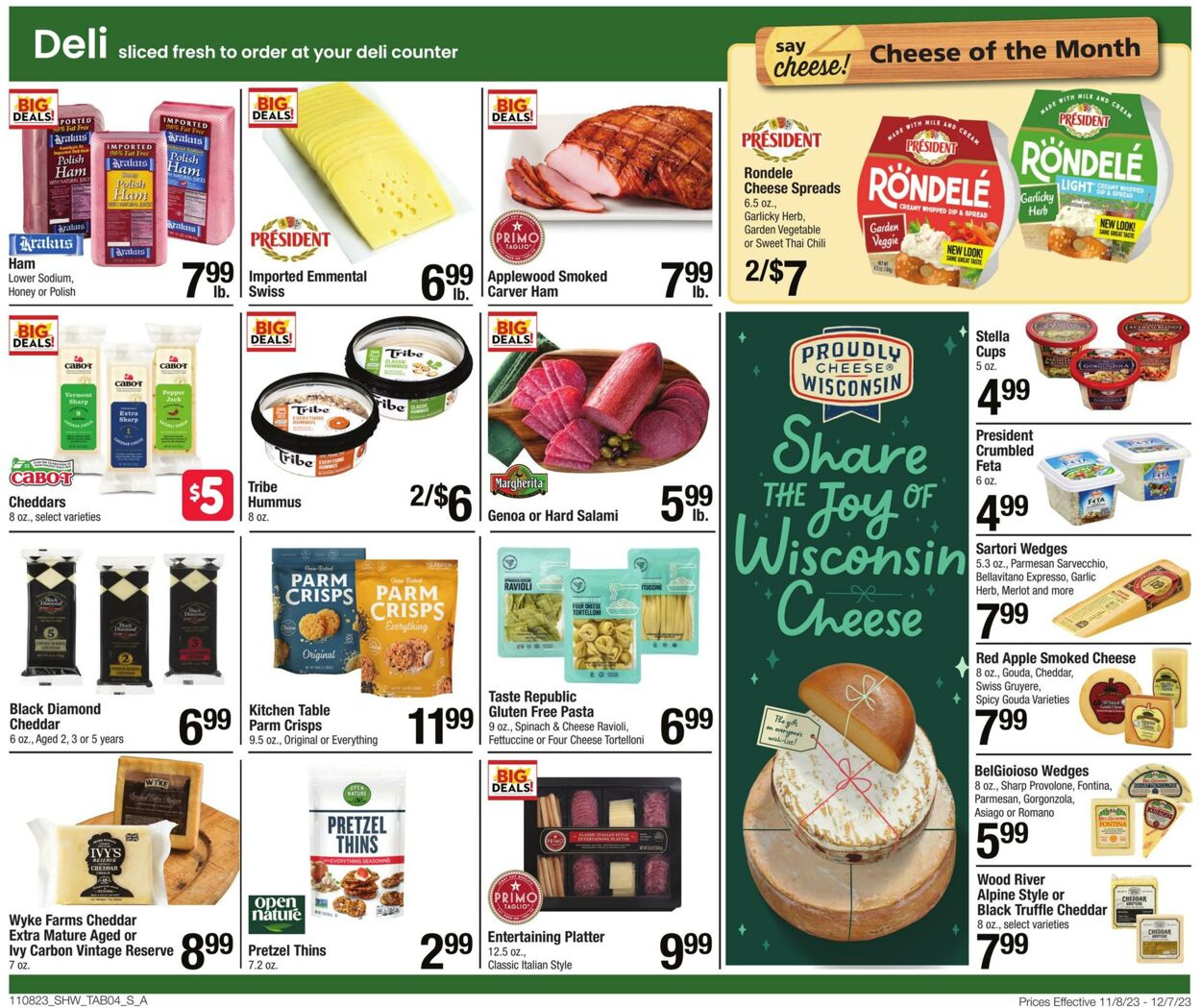 Weekly ad Shaws 11/08/2023 - 12/07/2023