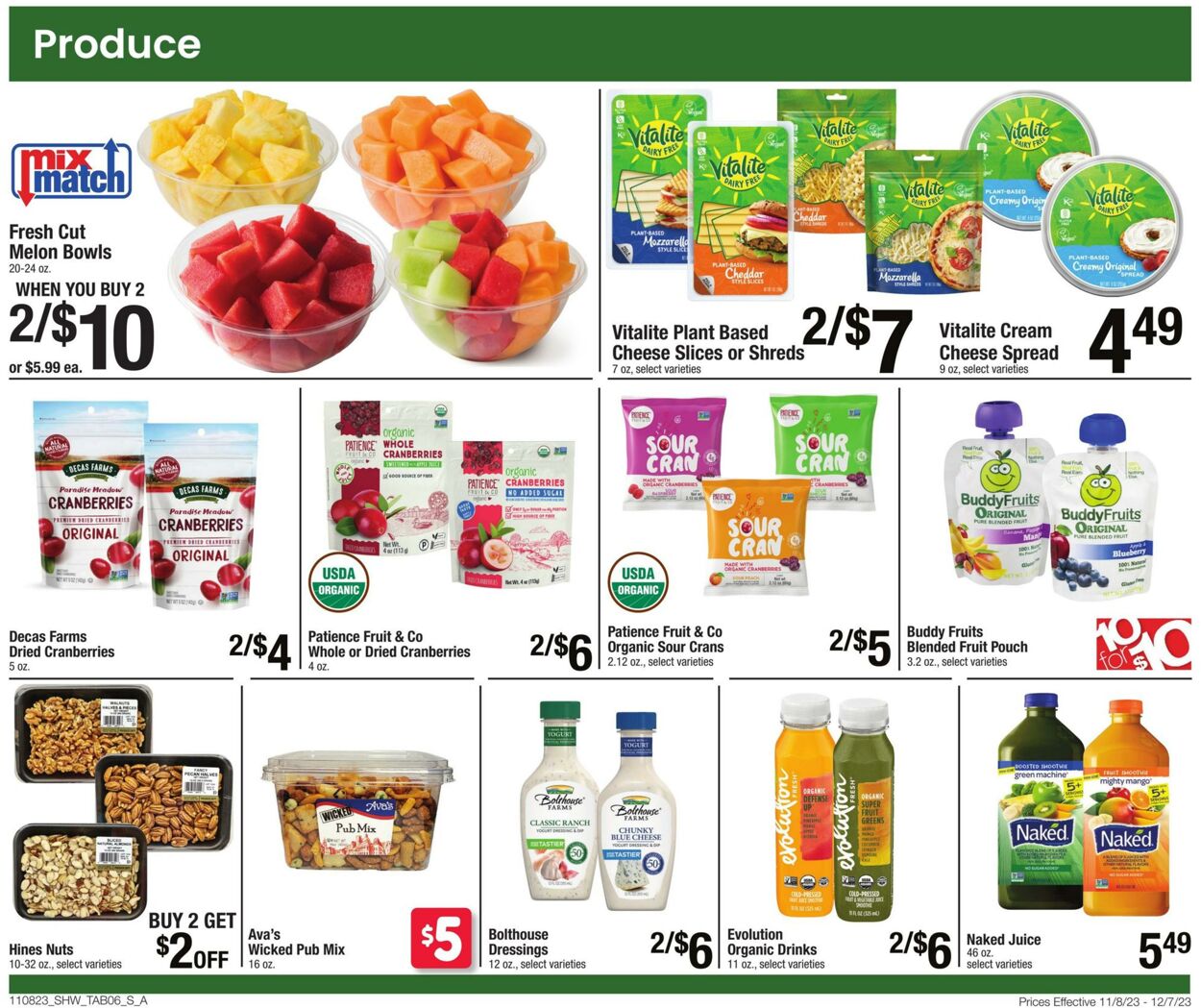 Weekly ad Shaws 11/08/2023 - 12/07/2023