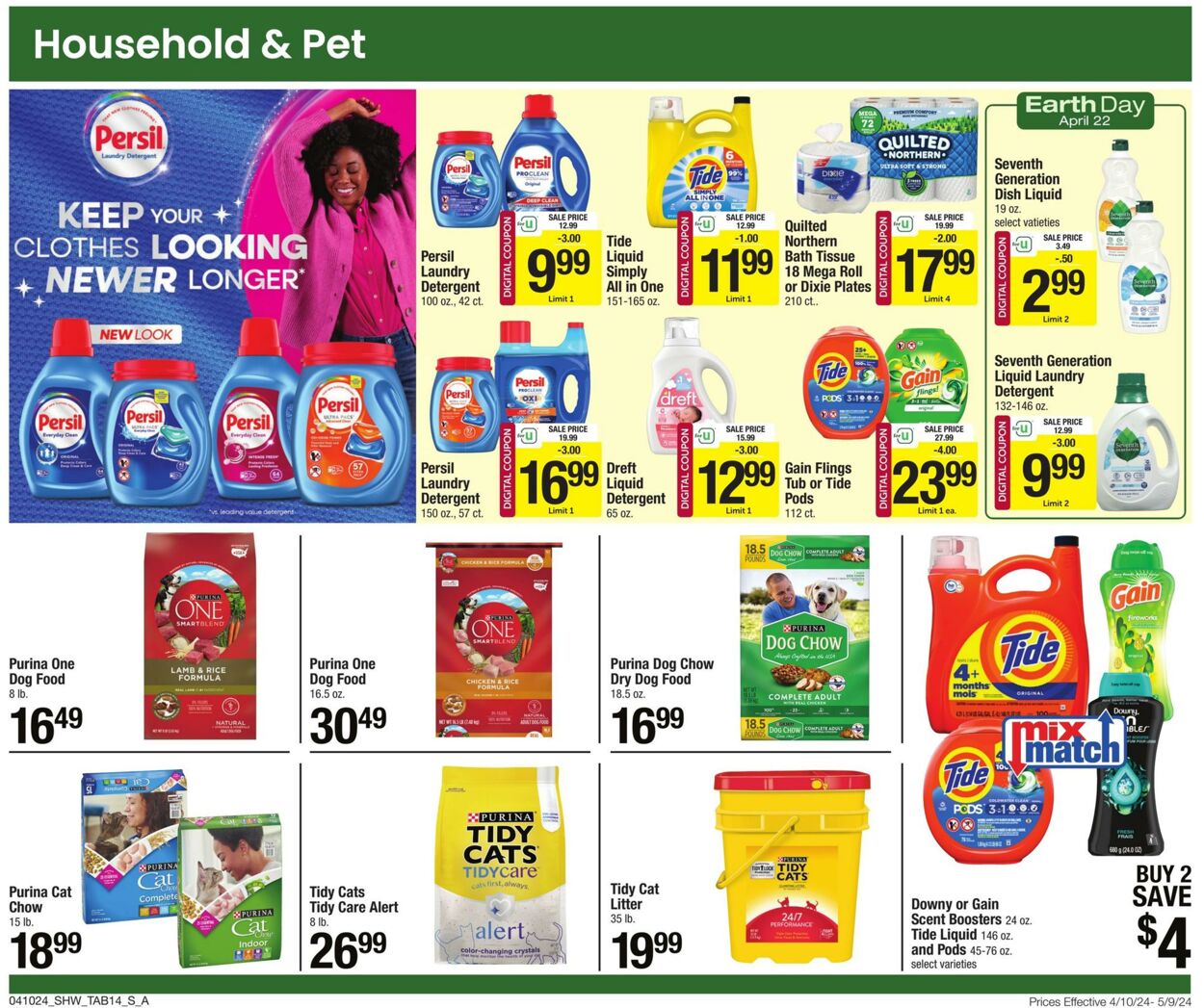 Weekly ad Shaws 04/10/2024 - 05/09/2024