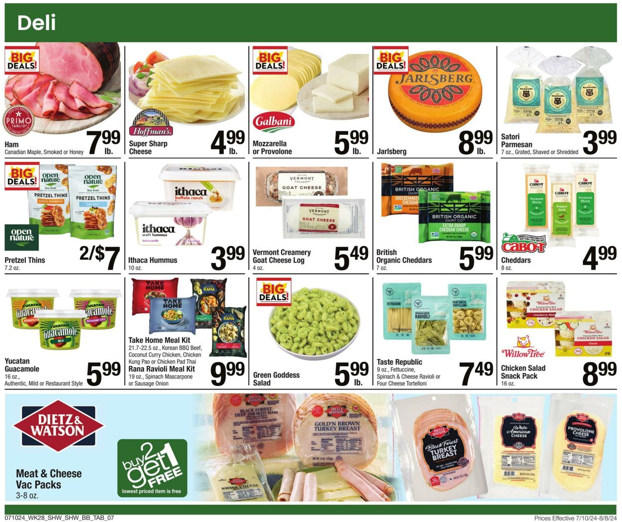 Weekly ad Shaws 07/10/2024 - 08/08/2024