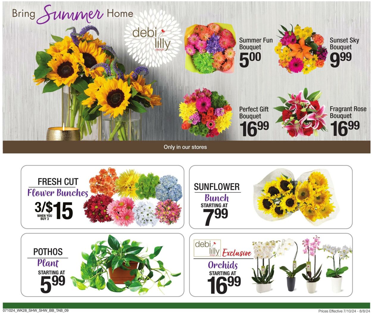 Weekly ad Shaws 07/10/2024 - 08/08/2024