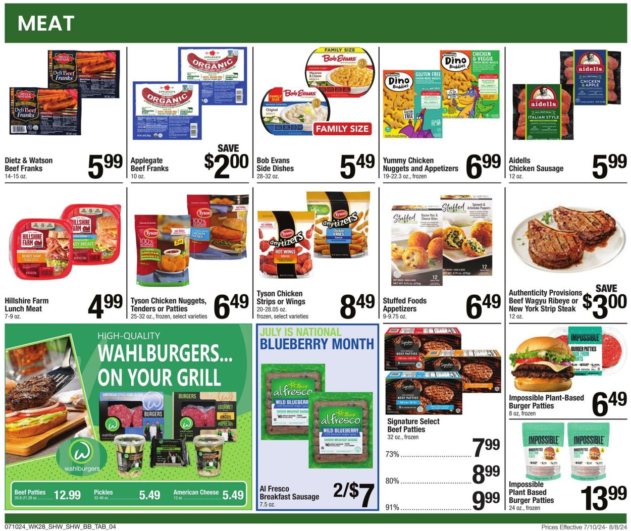 Weekly ad Shaws 07/10/2024 - 08/08/2024