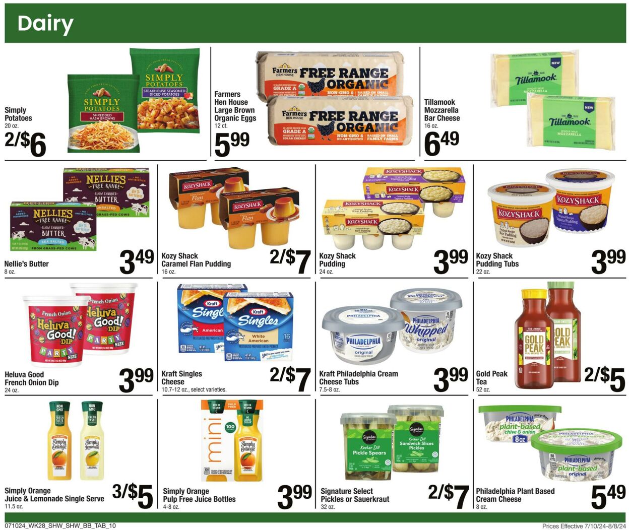 Weekly ad Shaws 07/10/2024 - 08/08/2024