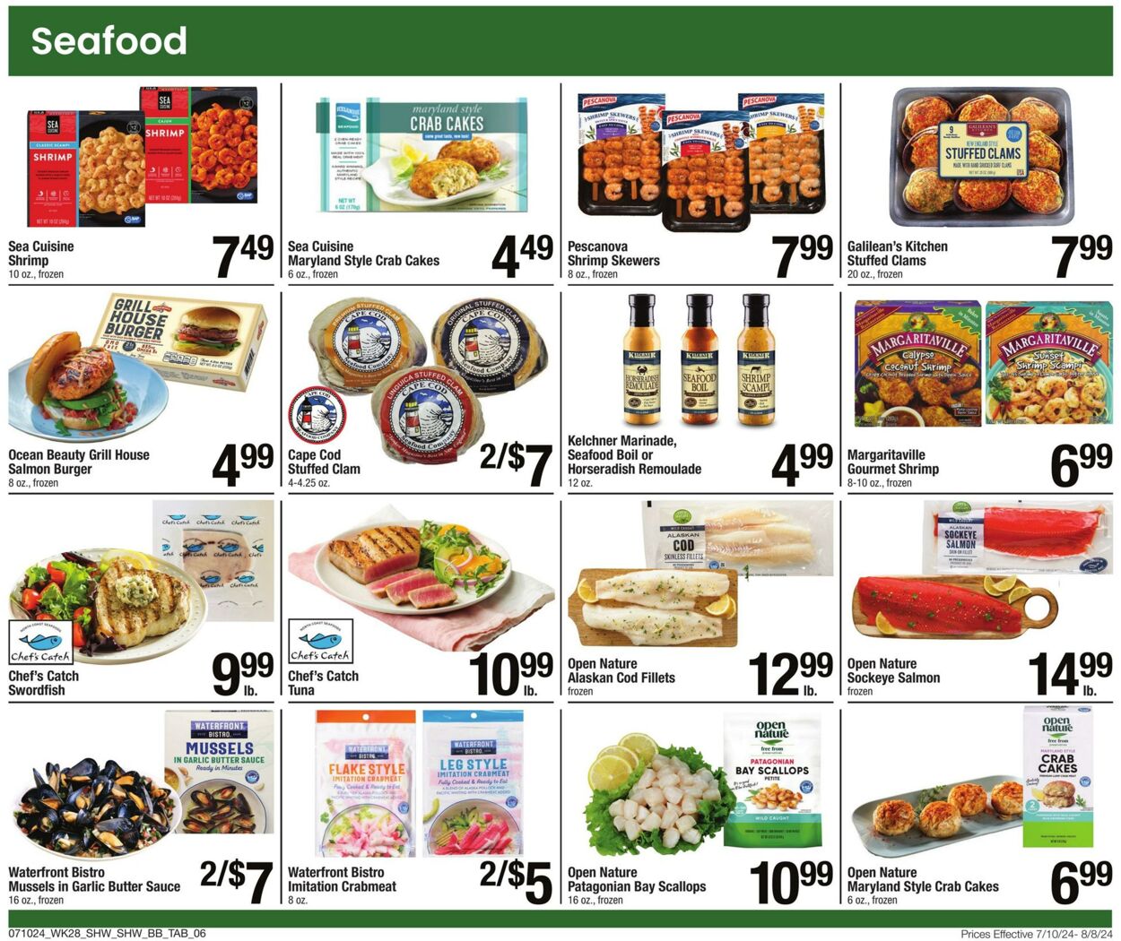 Weekly ad Shaws 07/10/2024 - 08/08/2024