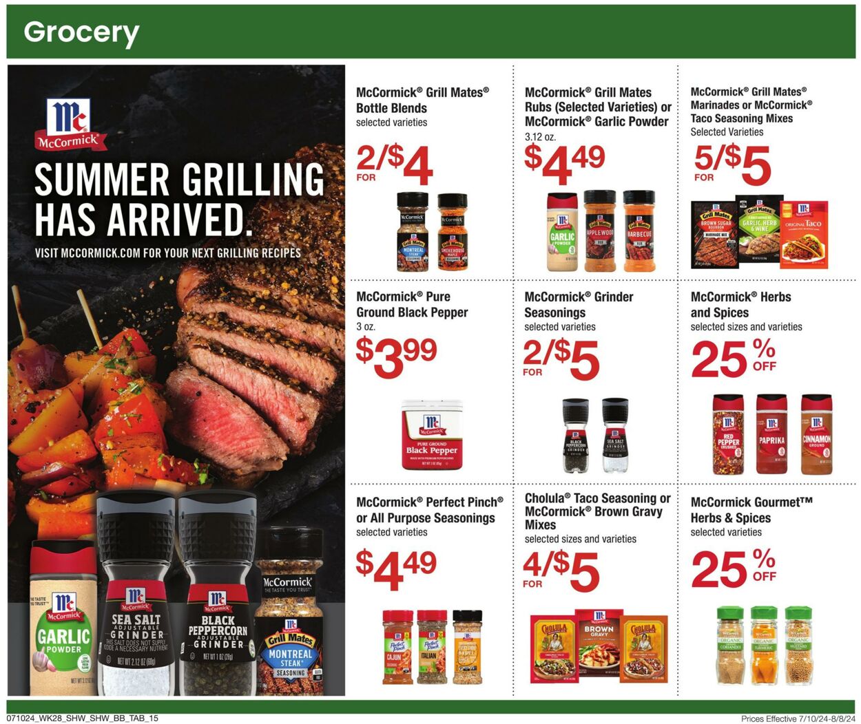 Weekly ad Shaws 07/10/2024 - 08/08/2024