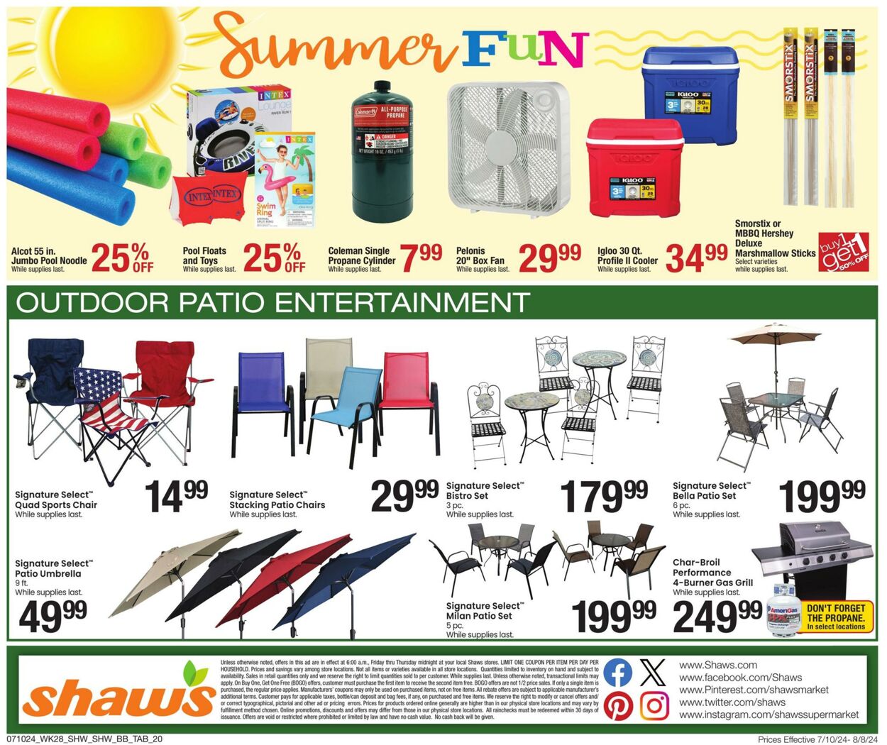 Weekly ad Shaws 07/10/2024 - 08/08/2024