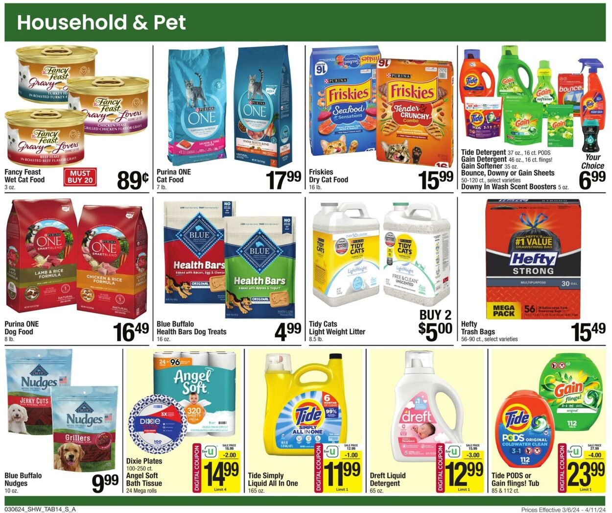 Weekly ad Shaws 03/06/2024 - 04/11/2024