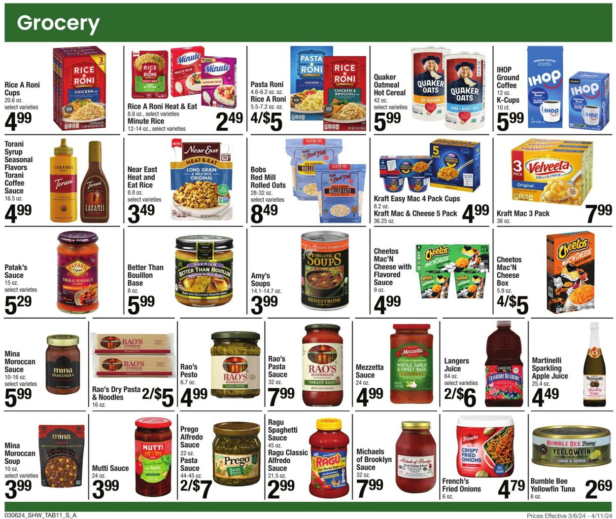 Weekly ad Shaws 03/06/2024 - 04/11/2024