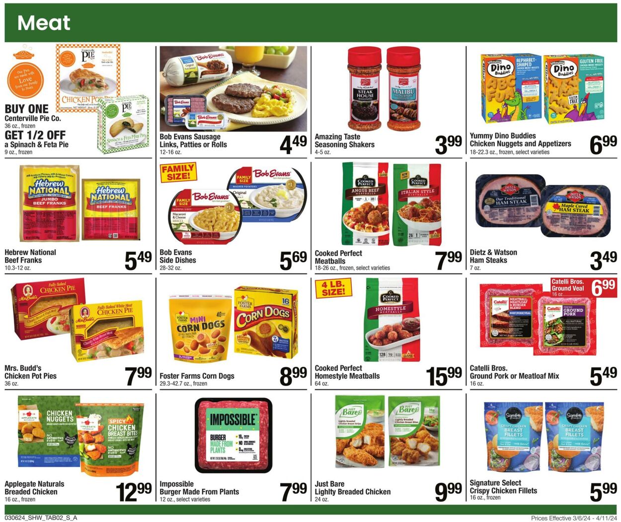 Weekly ad Shaws 03/06/2024 - 04/11/2024