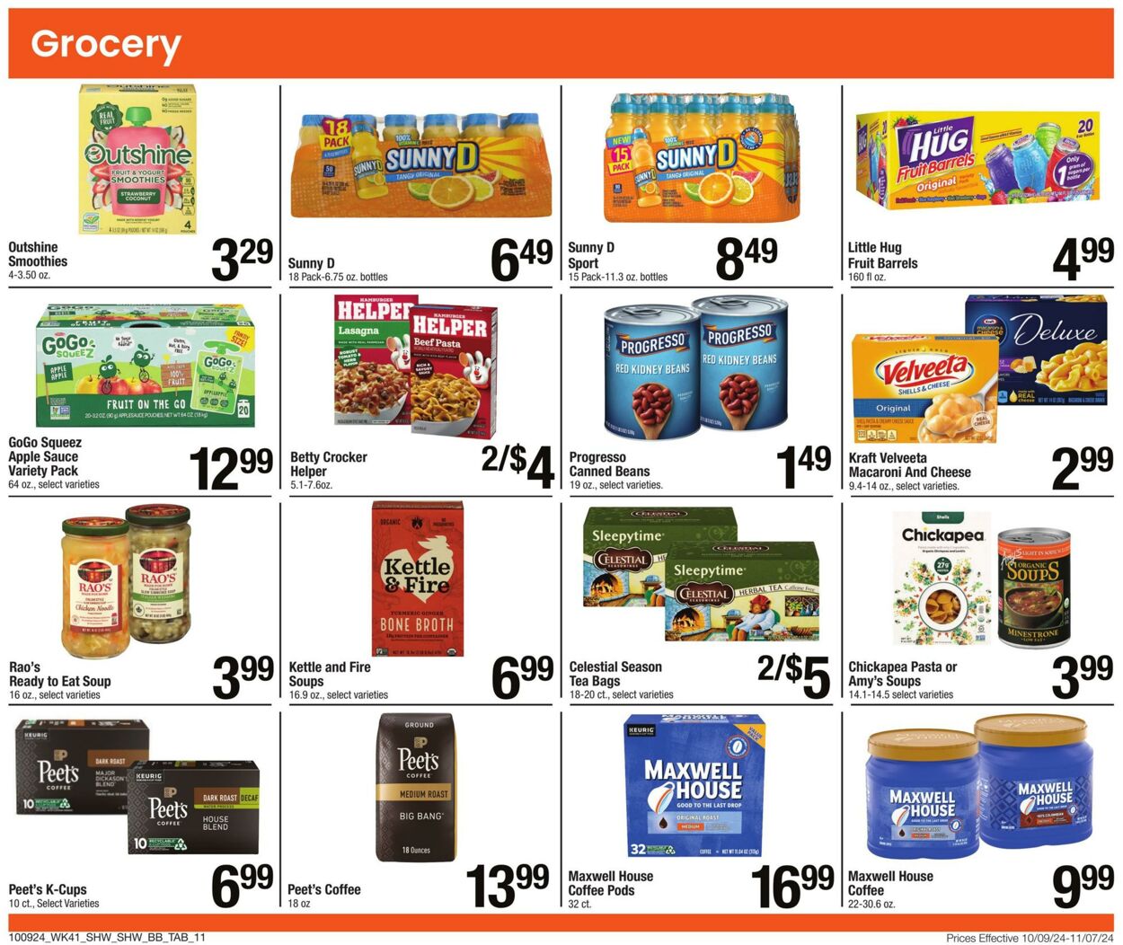 Weekly ad Shaws 10/09/2024 - 11/07/2024