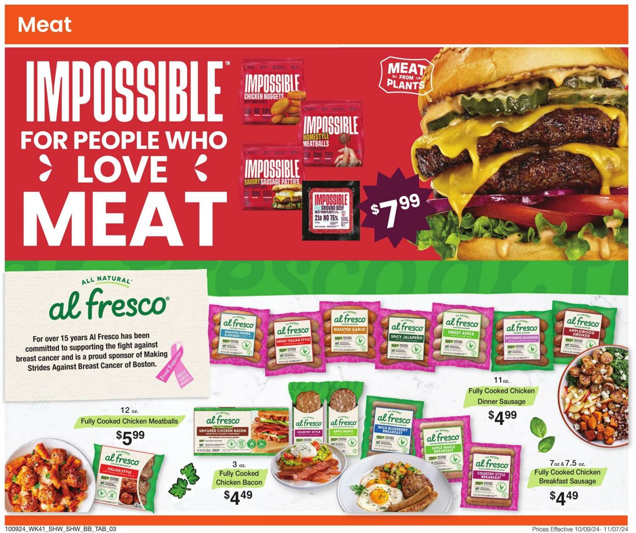 Weekly ad Shaws 10/09/2024 - 11/07/2024