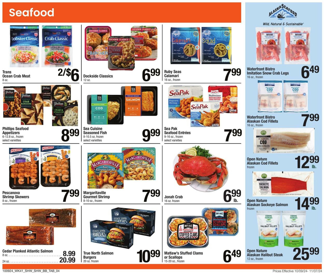 Weekly ad Shaws 10/09/2024 - 11/07/2024