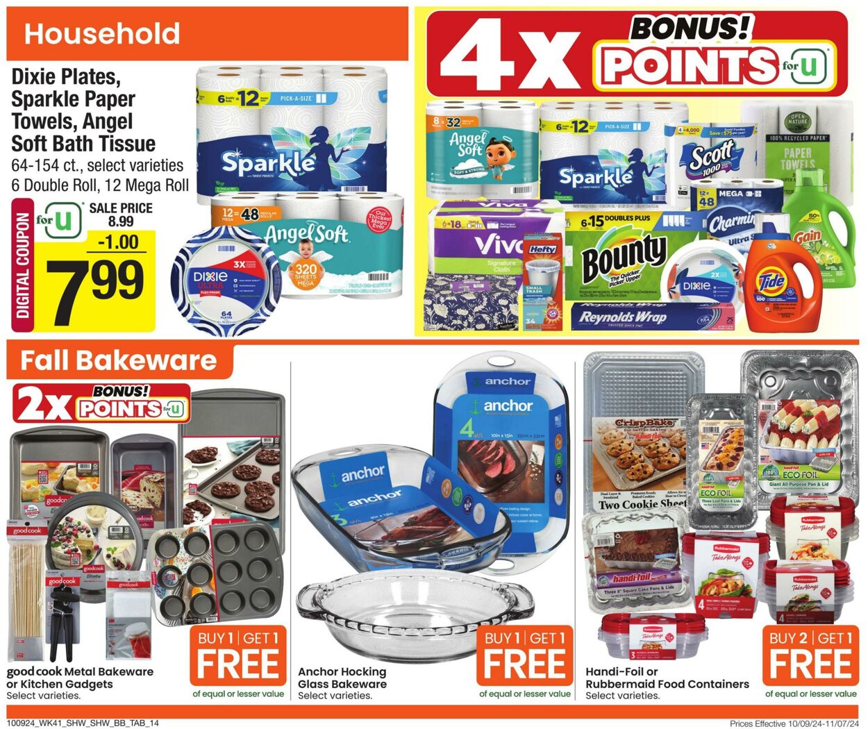 Weekly ad Shaws 10/09/2024 - 11/07/2024