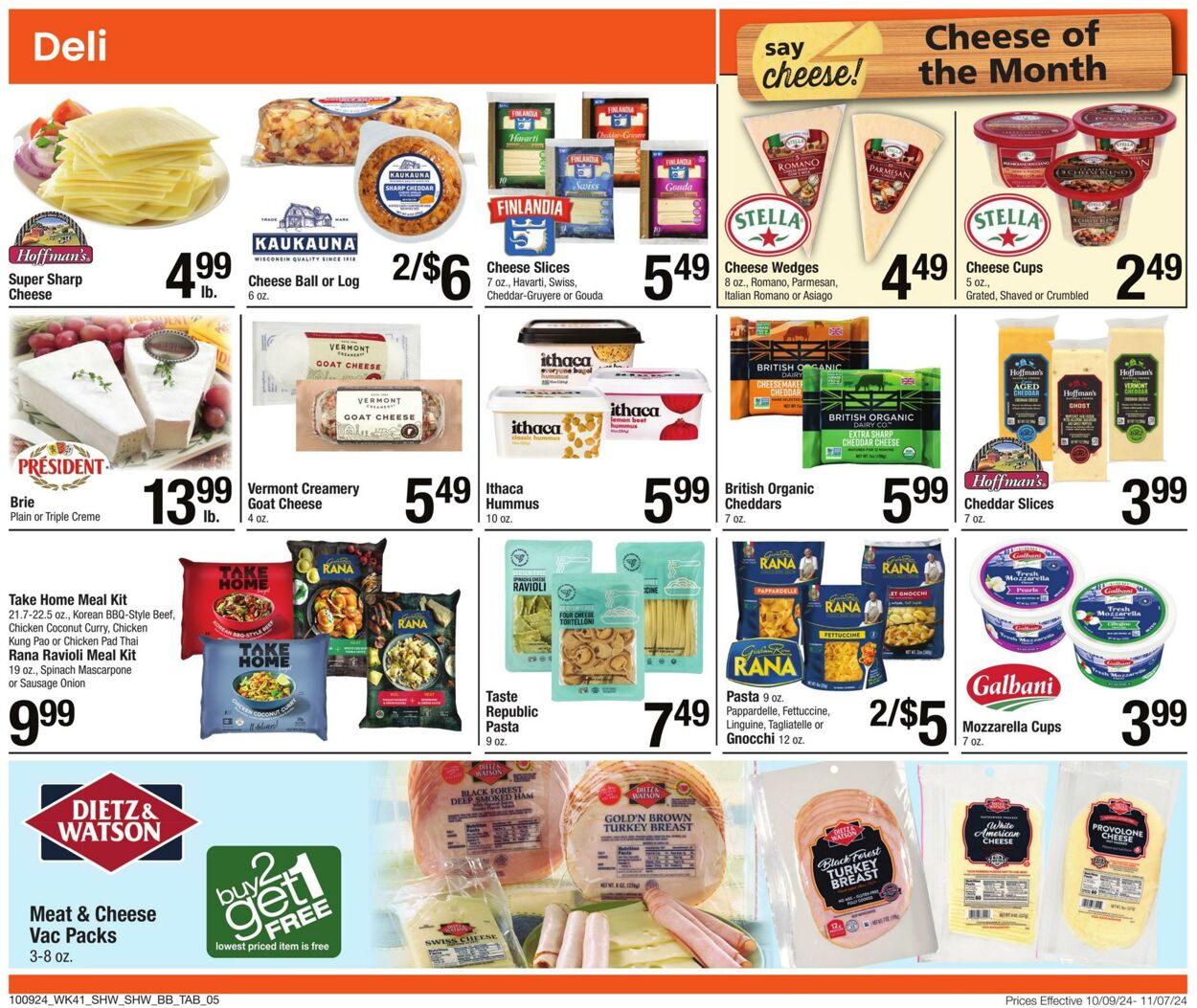 Weekly ad Shaws 10/09/2024 - 11/07/2024