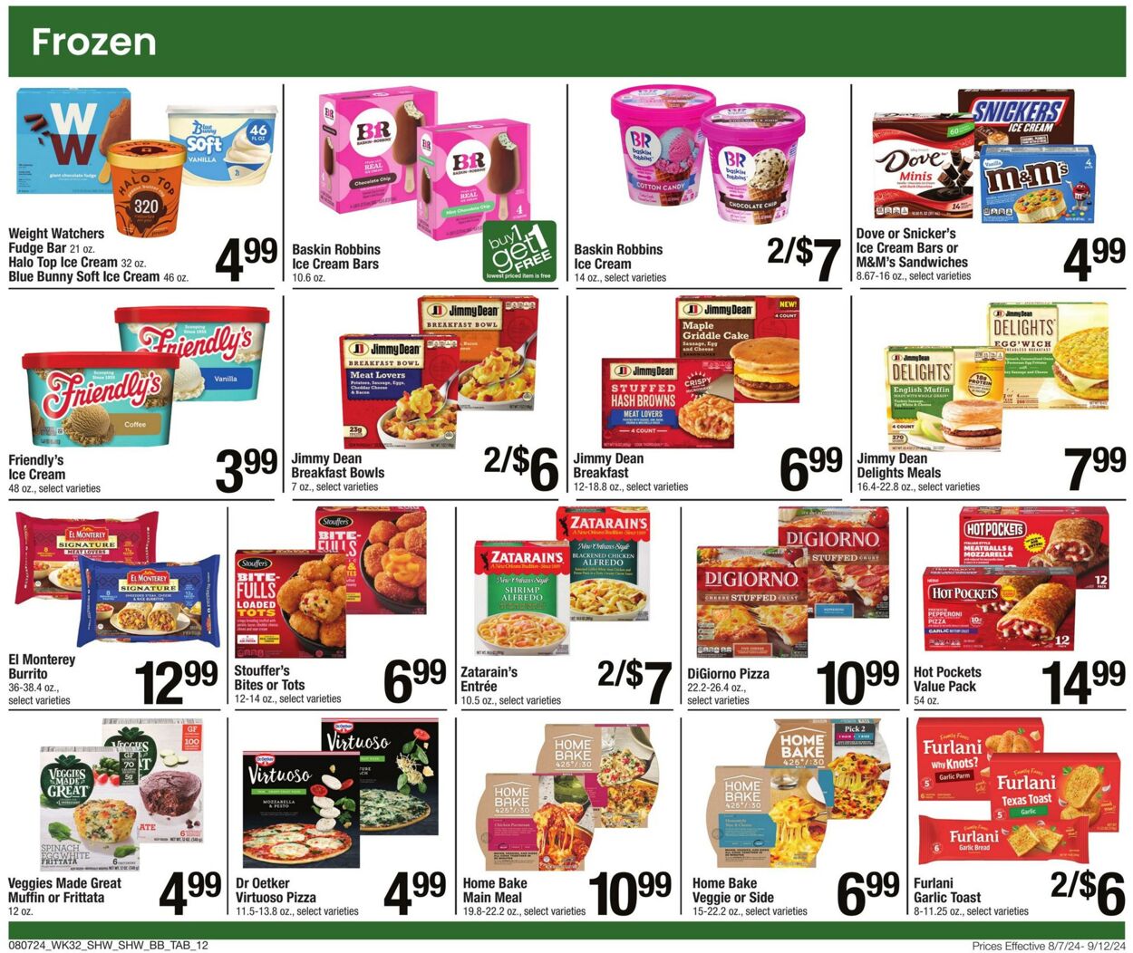 Weekly ad Shaws 08/07/2024 - 09/12/2024