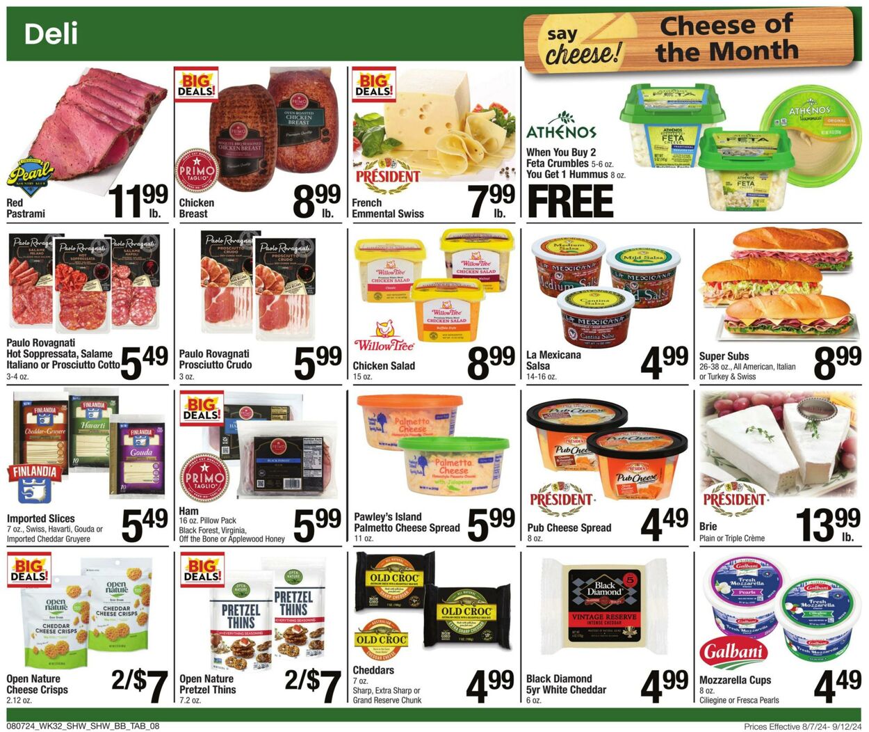 Weekly ad Shaws 08/07/2024 - 09/12/2024