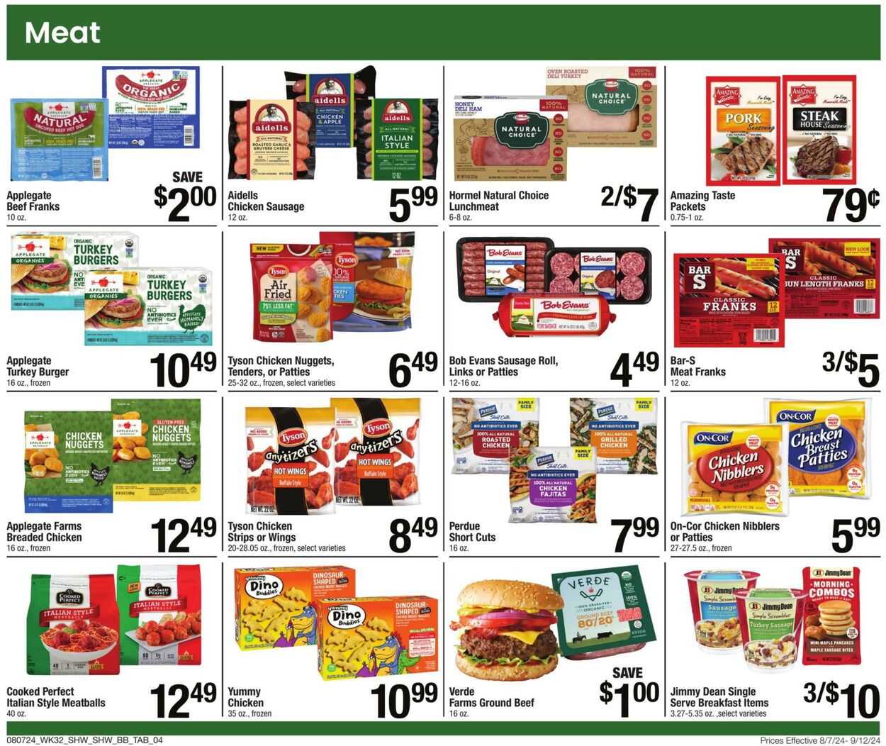 Weekly ad Shaws 08/07/2024 - 09/12/2024