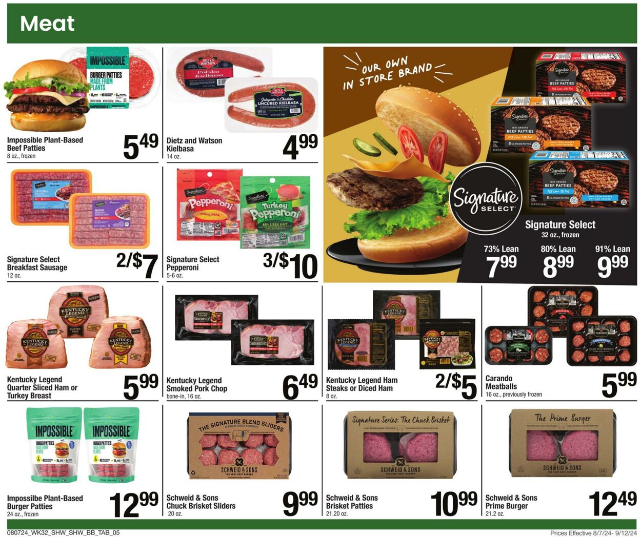 Weekly ad Shaws 08/07/2024 - 09/12/2024