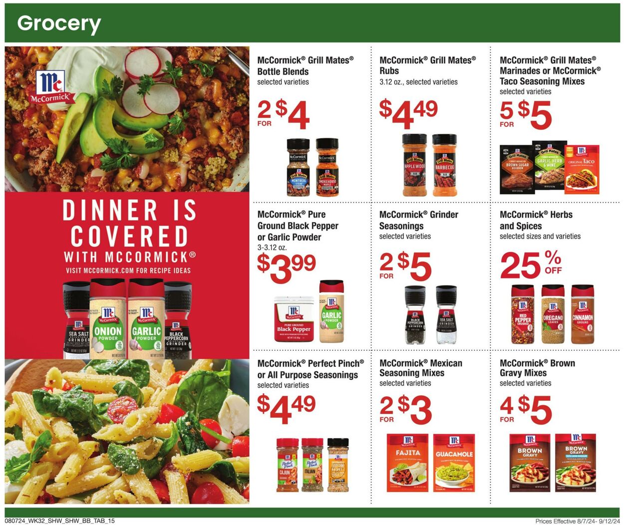 Weekly ad Shaws 08/07/2024 - 09/12/2024