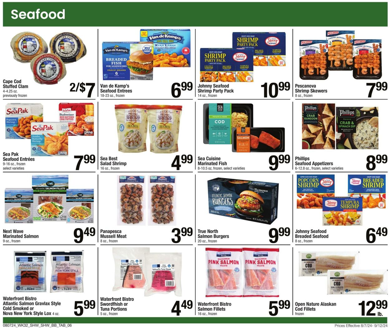 Weekly ad Shaws 08/07/2024 - 09/12/2024