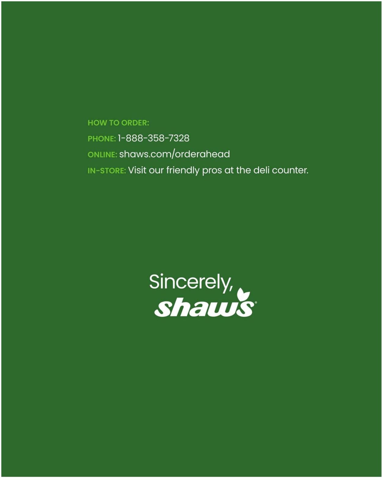 Weekly ad Shaws 11/28/2025 - 12/31/2026