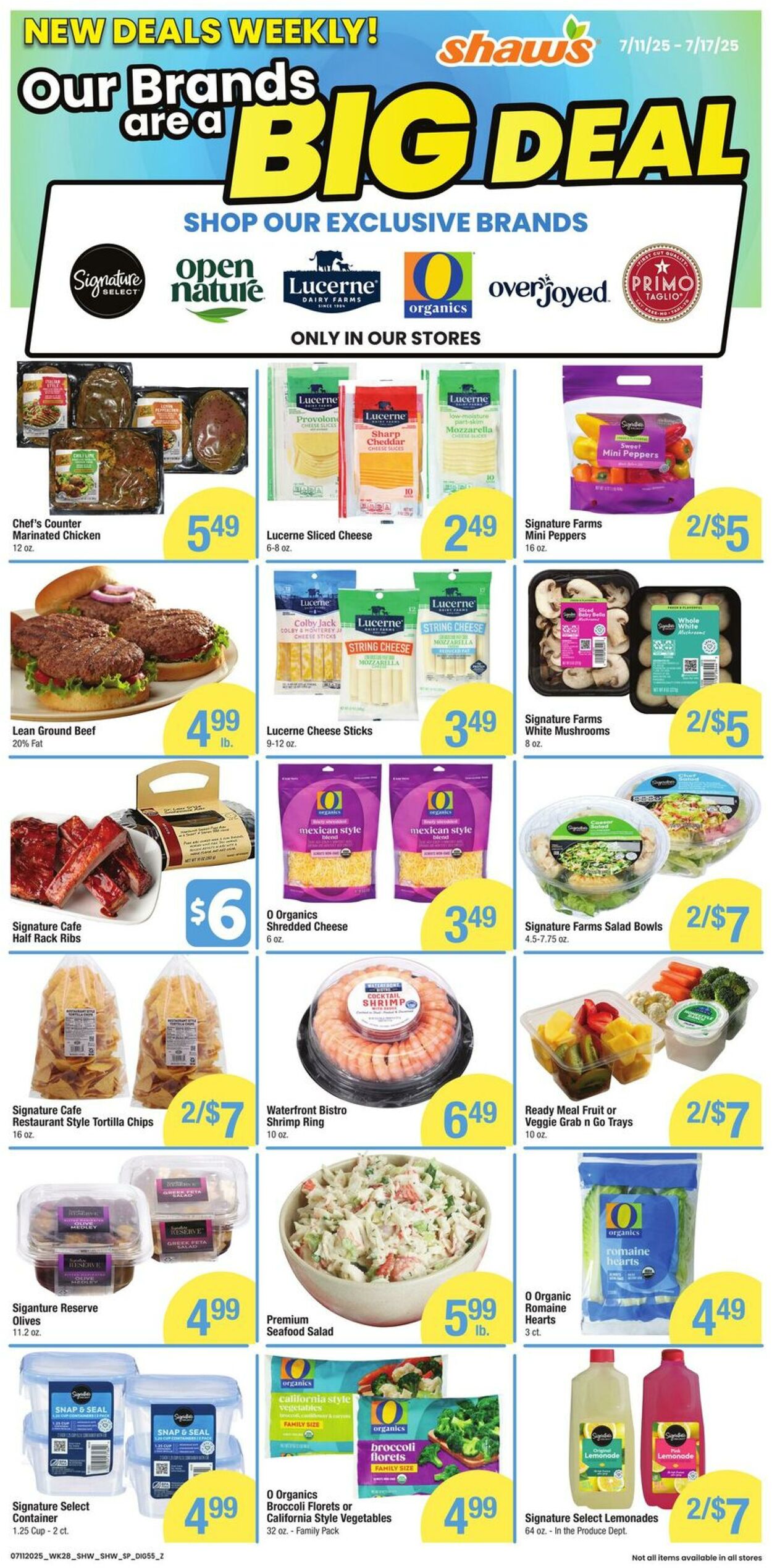 Weekly ad Shaws 07/11/2025 - 07/17/2025
